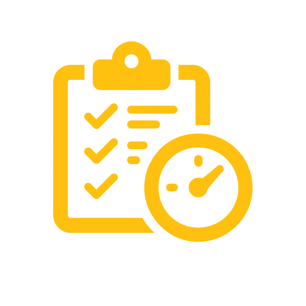 Save time planning icon